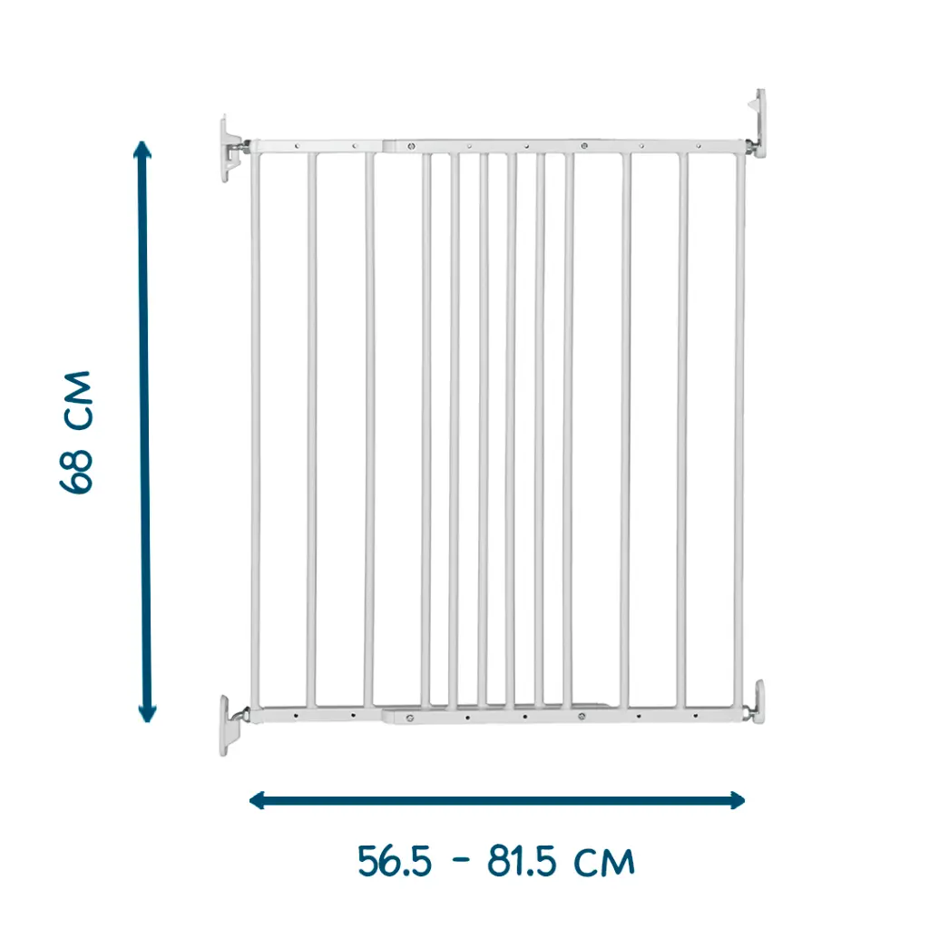 501516 Emma, metal, white - Dimensions.webp