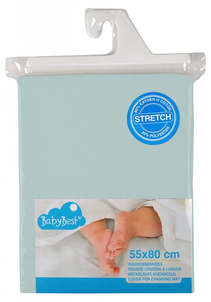 Waskussenhoes Stretch 55x80cm Silky Mint | Mint