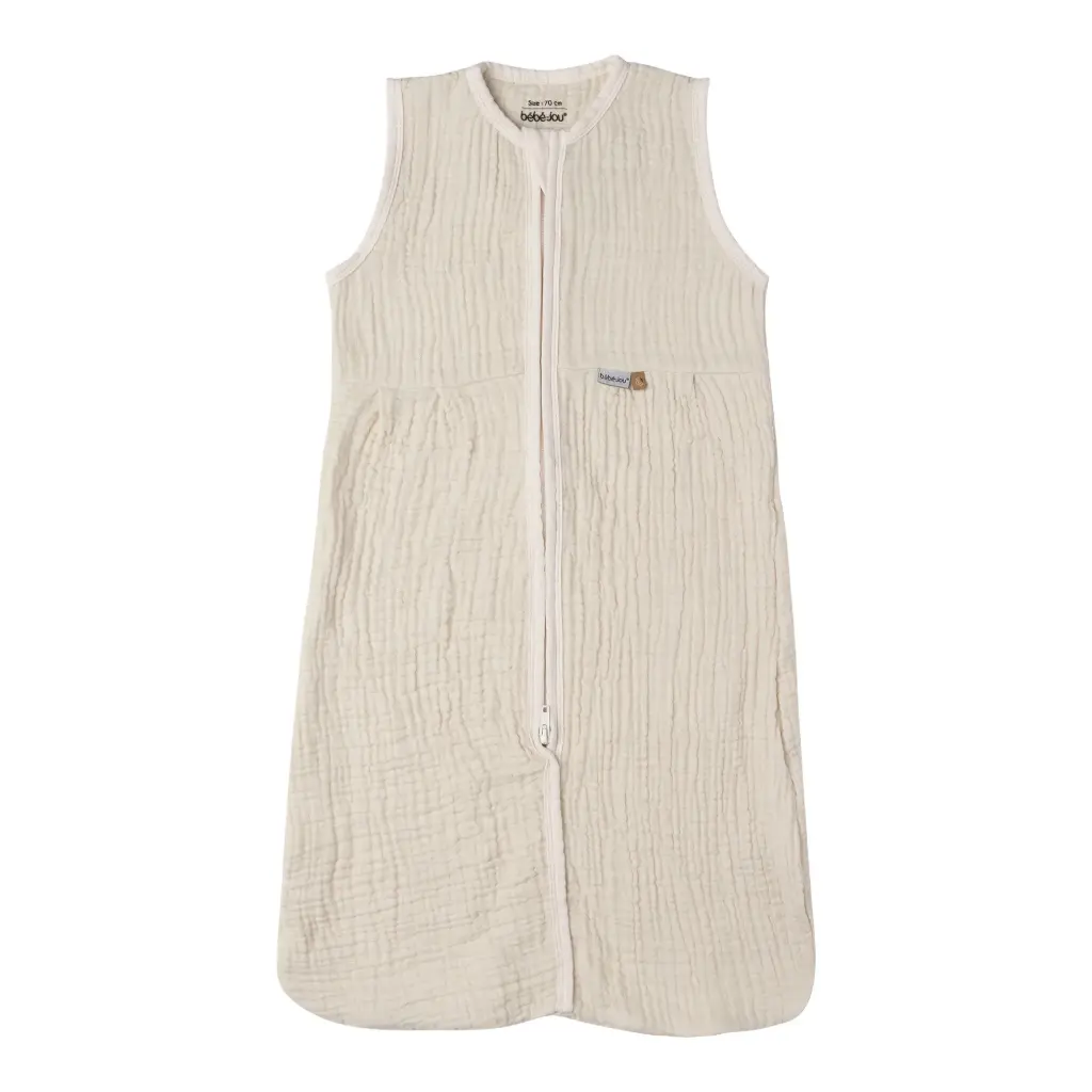 Slaapzak Zomer Tetra 70cm Pure Cotton Sand | Ecru