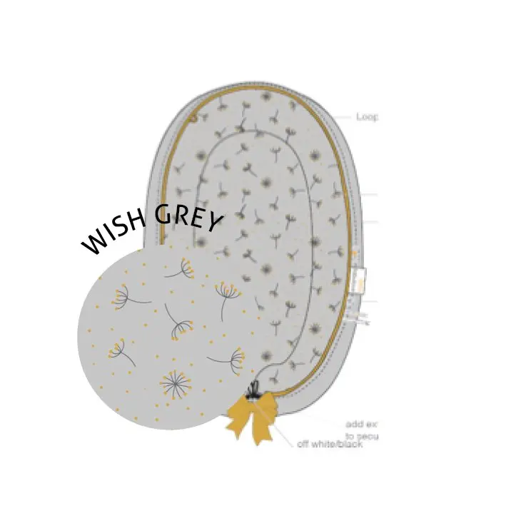 Babynest Fabulous Wish Grey | Grijs