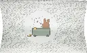 Waskussen 72x44cm Miffy In Bath | Wit