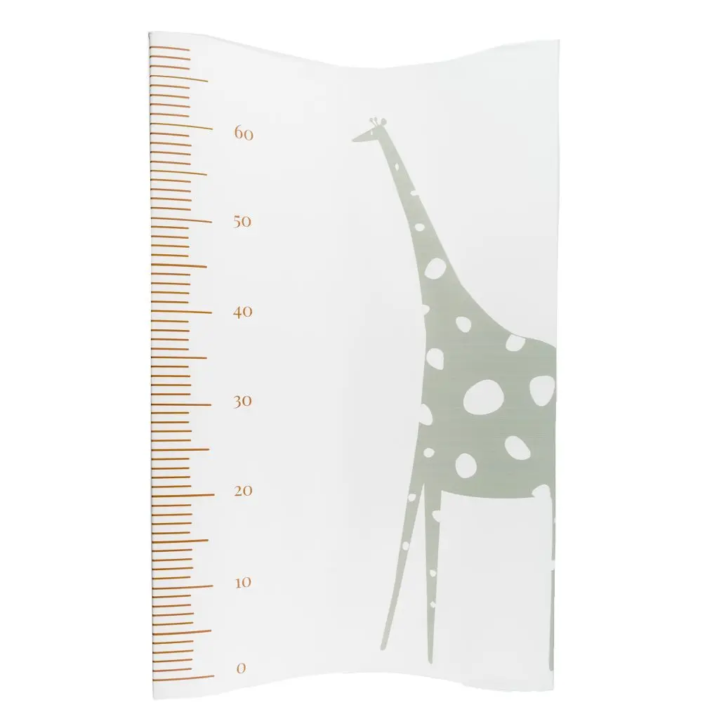 Waskussen 72x44cm Giraf Meetlat | Wit