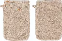 Gants de toilette 2 Pièces Steppe | Taupe