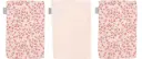 Washandje Tetra 3 Stuks Leopard Pink | Roze