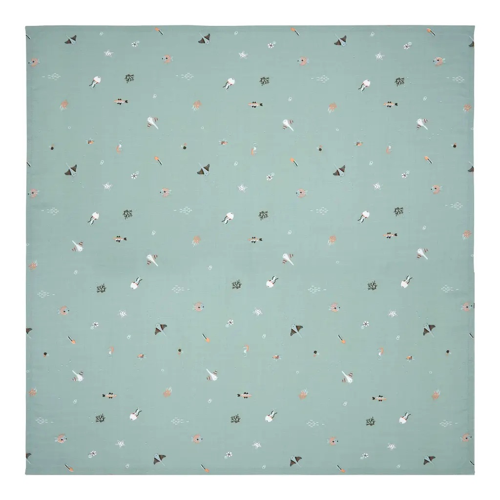Doek Tetra 110x110cm Ocean Vibes | Groen