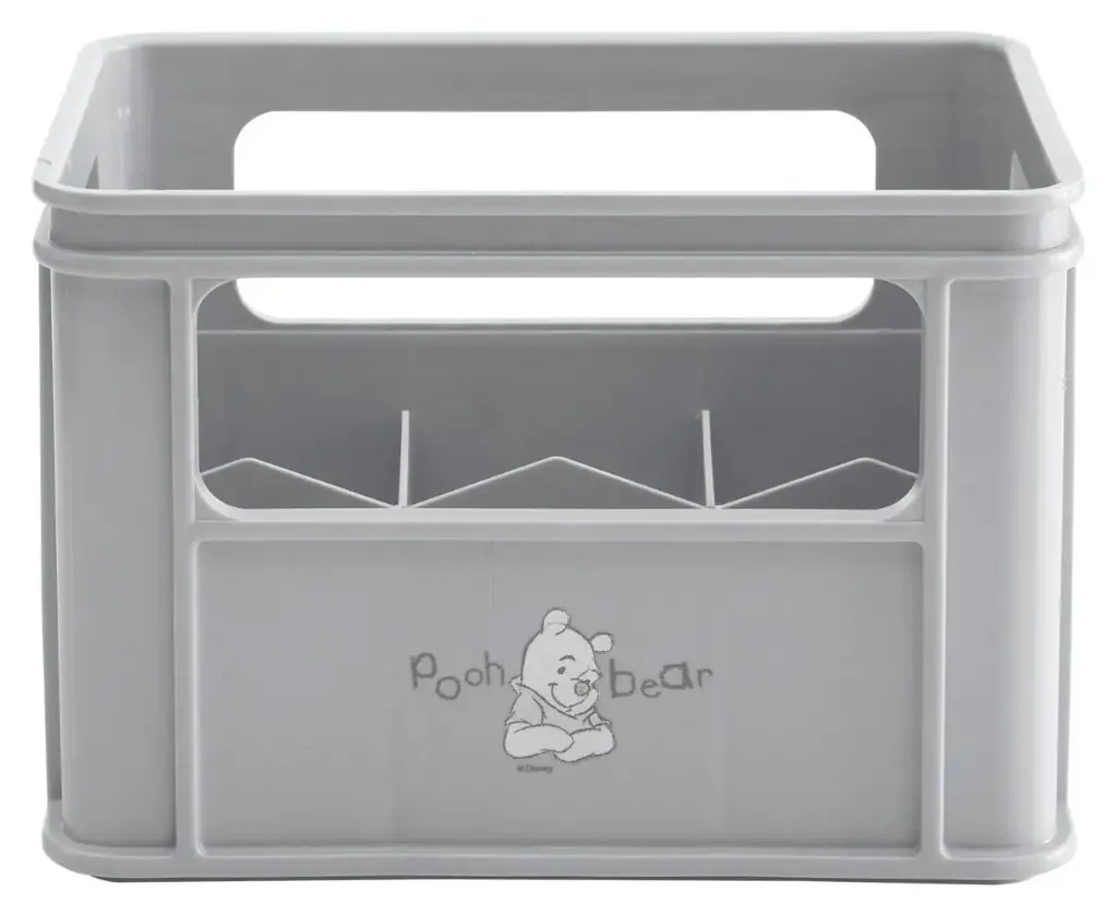 Flessenkratje Pooh Bear Grey | Grijs