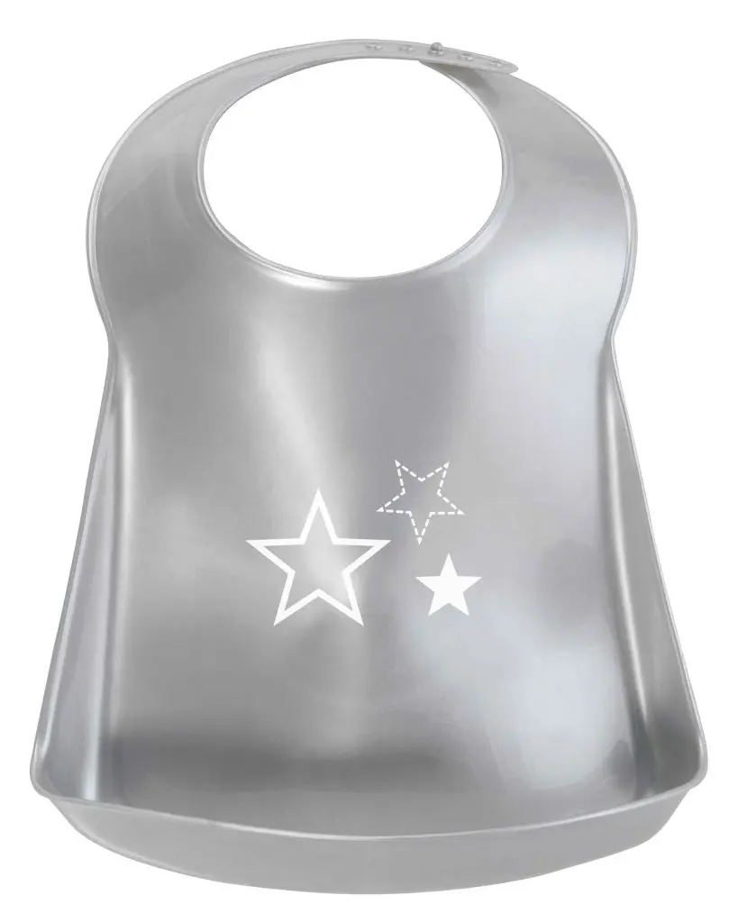 Plastic slab Silver Stars | Zilver