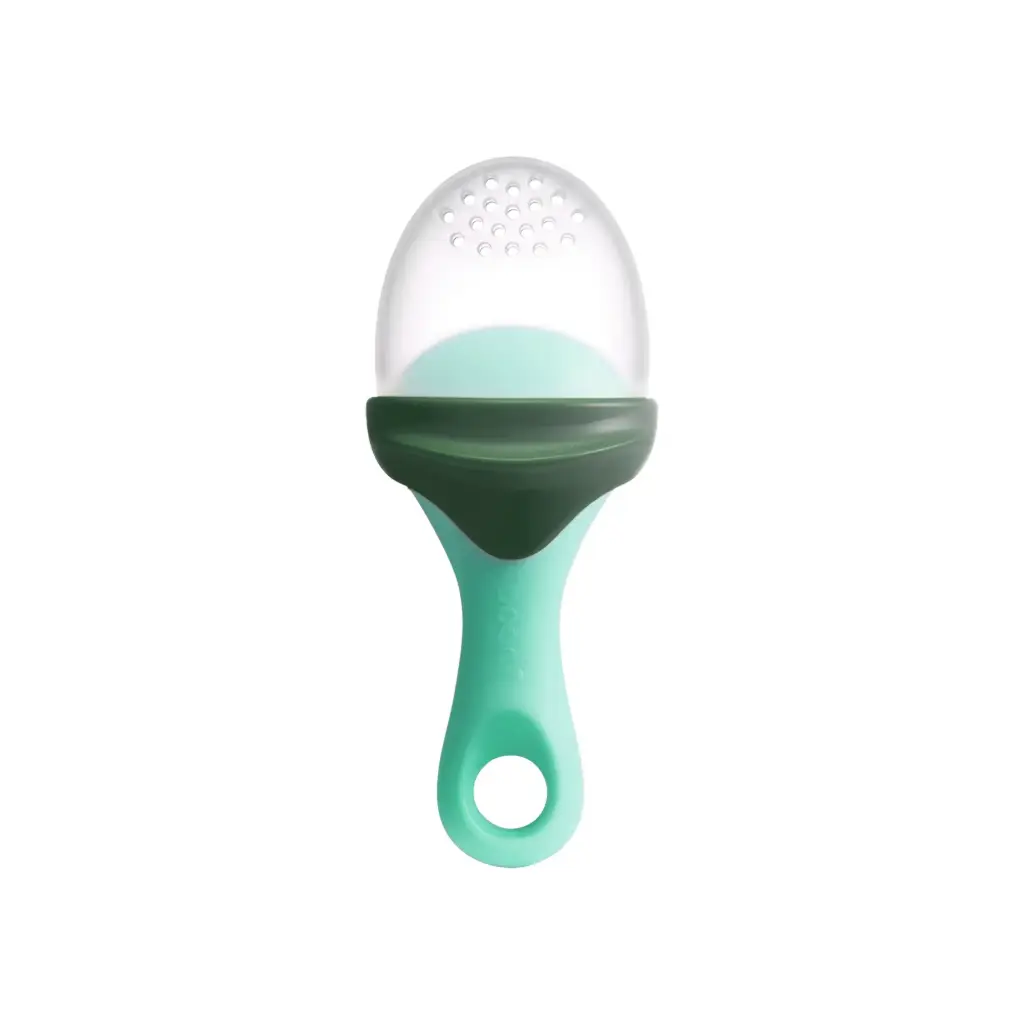 Voedingsbijtring Pulp Grijs/Mint | Mint