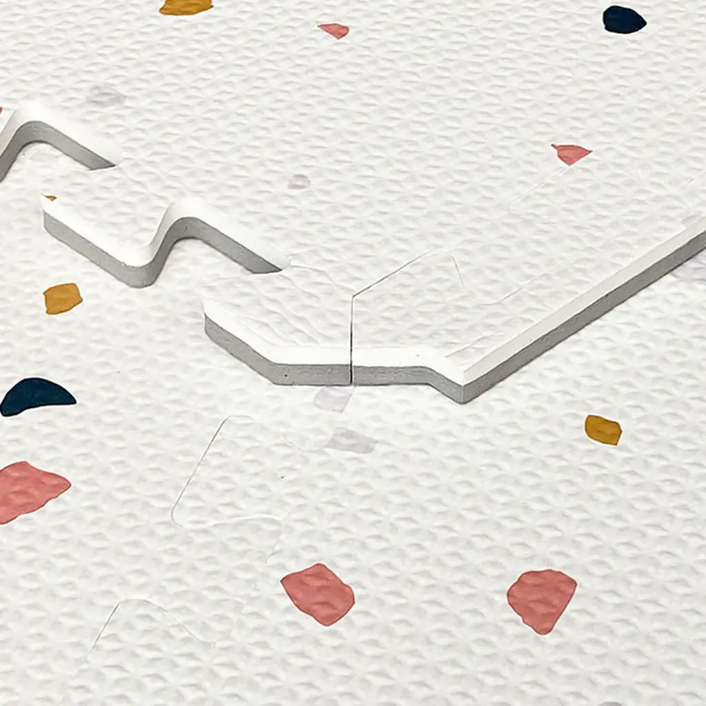 Puzzeltegels 6 Stuks 120x180cm Terrazzo Cream | Ecru