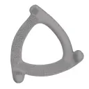 Bijtring Silicone Quiet Grey | Grijs