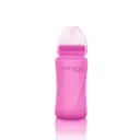 Fles Glas Heat Sensing 240ml Cerise Pink | Roze