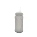 Beker Met Rietje Glas 150ml Quiet Grey | Grijs