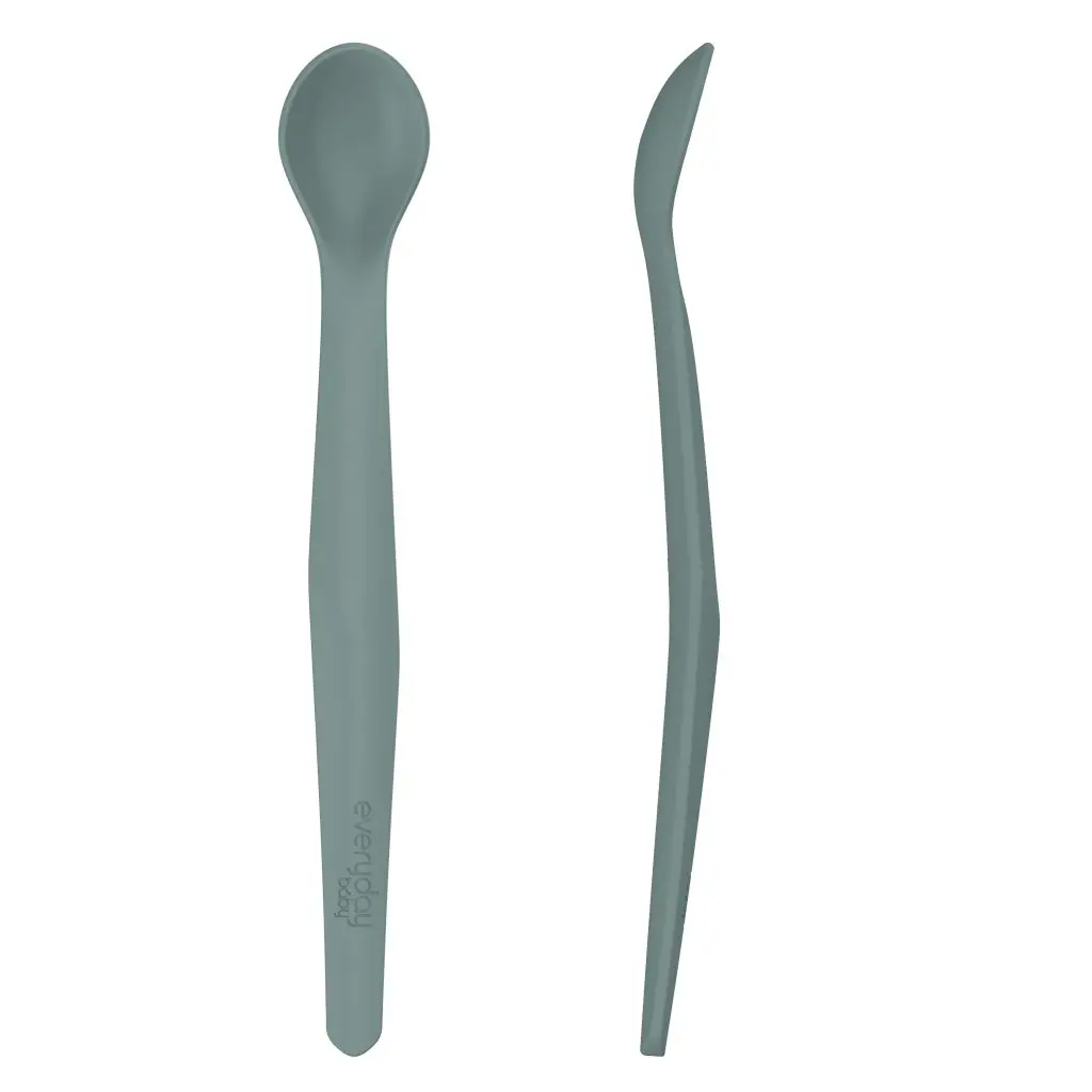 Cuillère Silicone 2 Pièces Harmony Green | Vert
