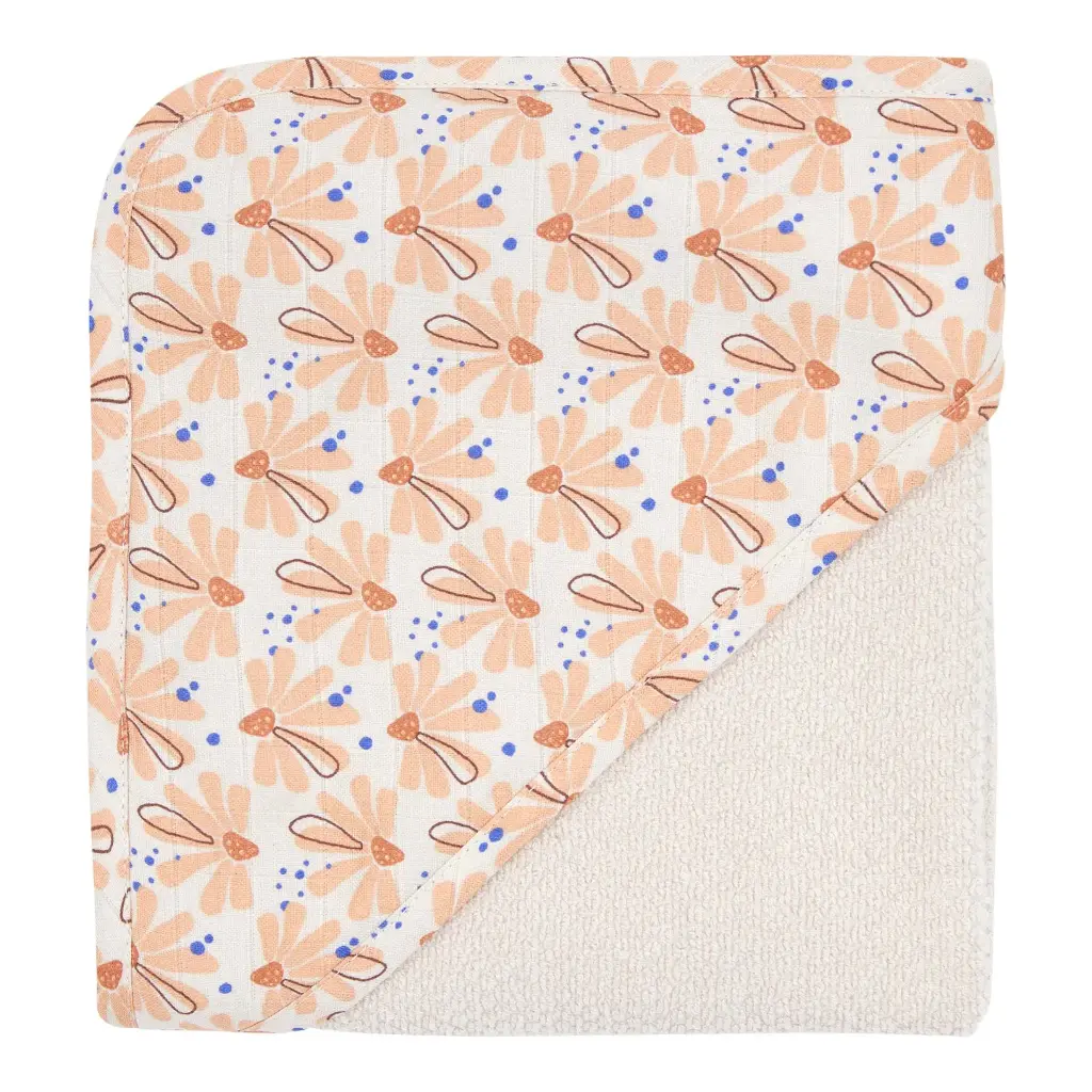 Badcape 75x85cm Flower Fever Nude | Meerkleurig