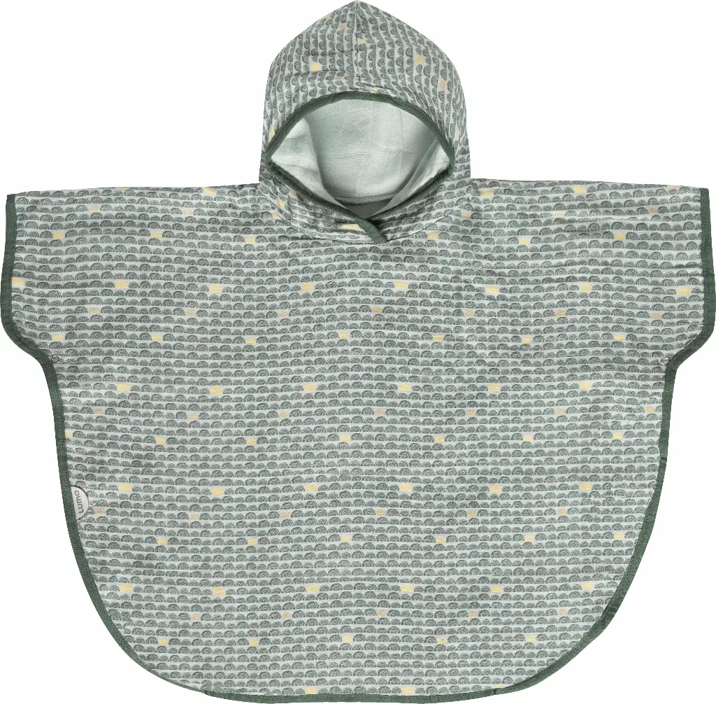 Poncho Tetra Bow Deco | Groen