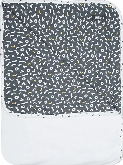 Multidoek 75x100cm Memphis Grey | Wit/Antraciet