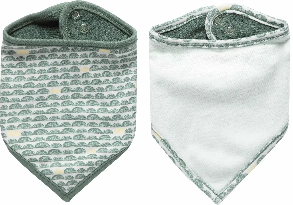 Bandana Slabben 2 Stuks Bow Deco | Groen