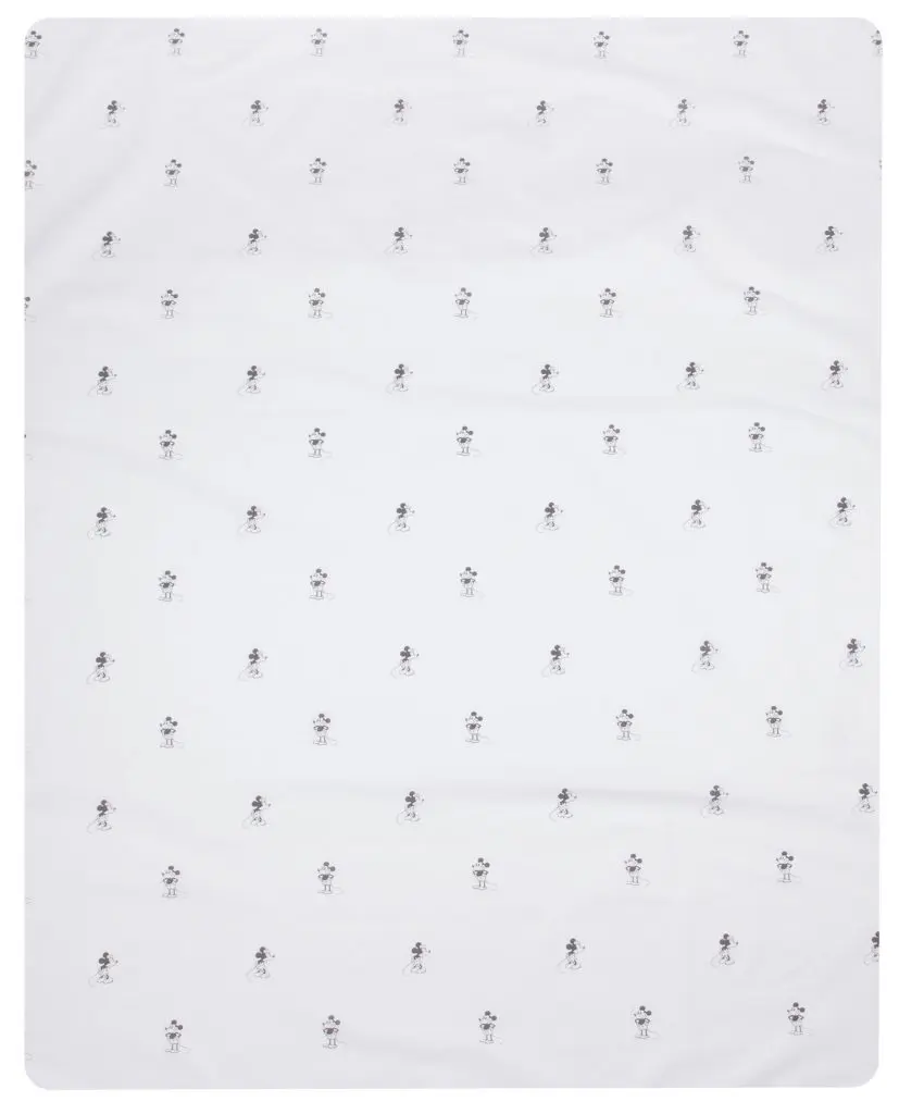 Laken 120x150cm Mickey | Wit/Zwart