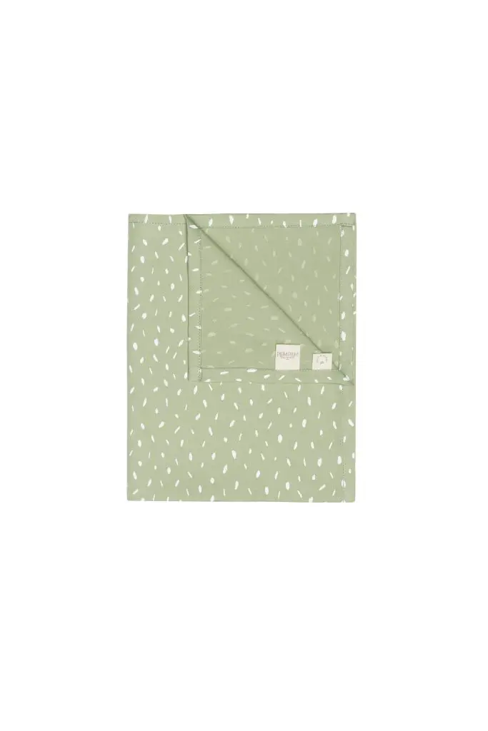 Laken 80x100cm Dot | Pistache