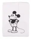 Deken 100x150cm Mickey | Wit/Zwart