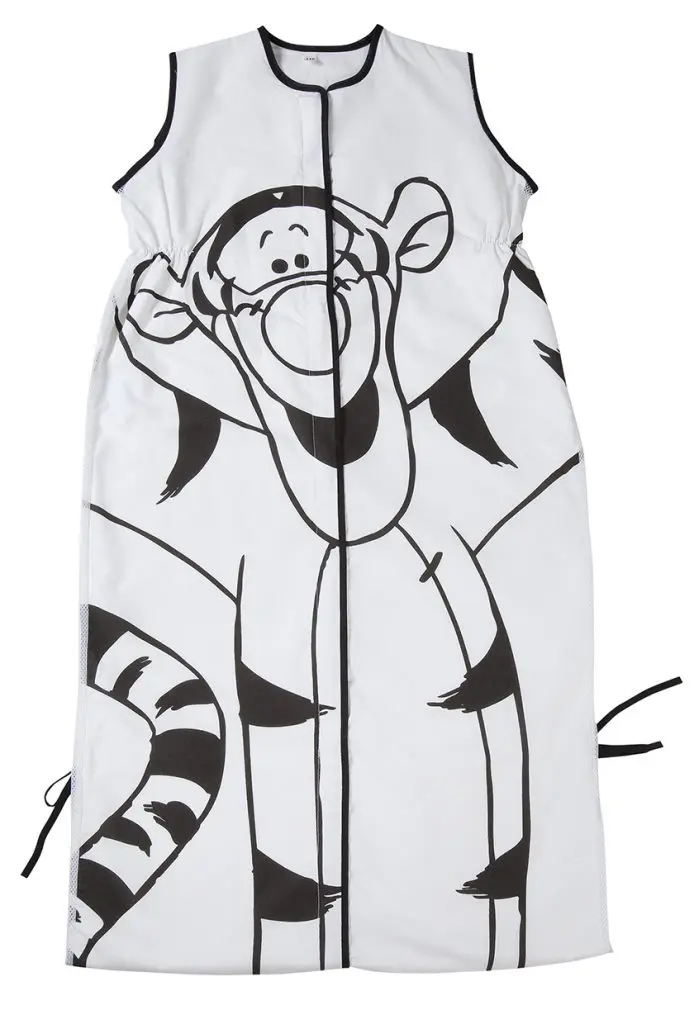 Slaapzak Zomer 90-110cm Happy Tigger | Wit/Zwart