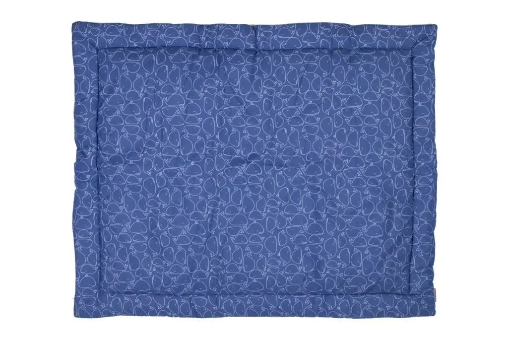 Speelmat/Parklegger 75x95cm Sea Life | Blauw