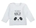 T-Shirt Hungry Panda White | Wit