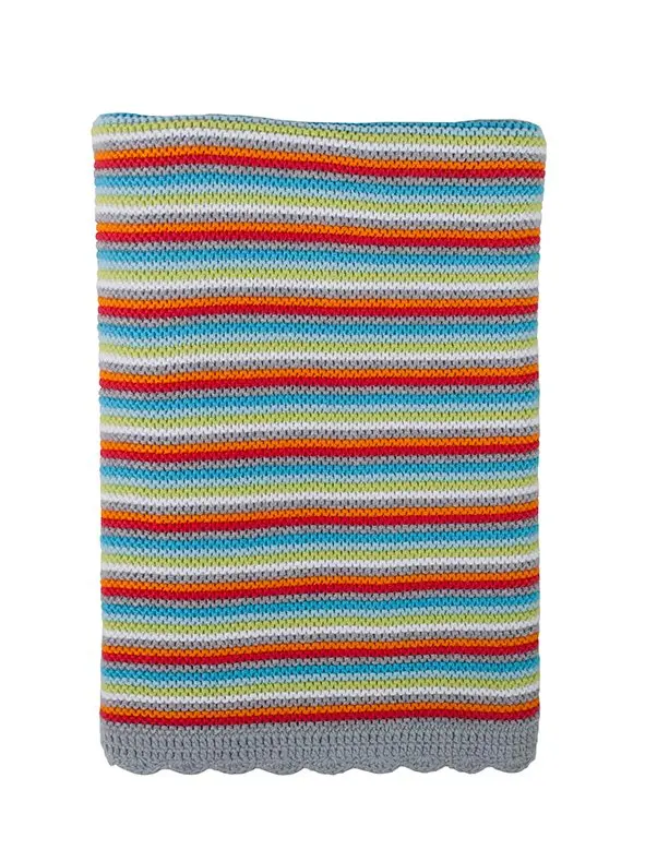 Deken Gebreid 75x90cm Fabel | Meerkleurig