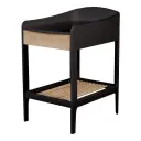 Verzoringstafel Wave Black Satin/Wax | Zwart
