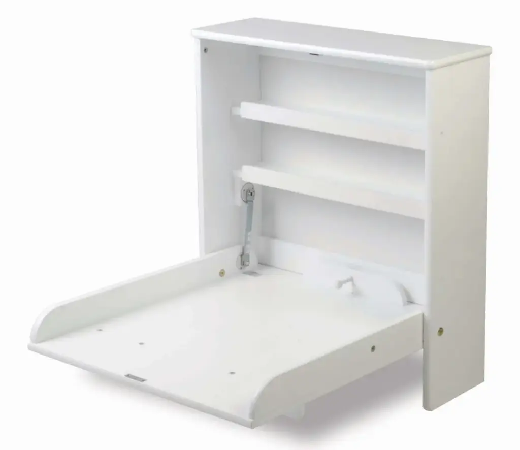 Verzorgingstafel Wandbevestiging Murielle White | Wit