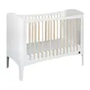 Bed 60x120cm Wave White/Wax | Wit