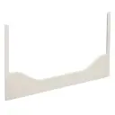 Zijpaneel Bed 60x120cm Torsten White | Wit