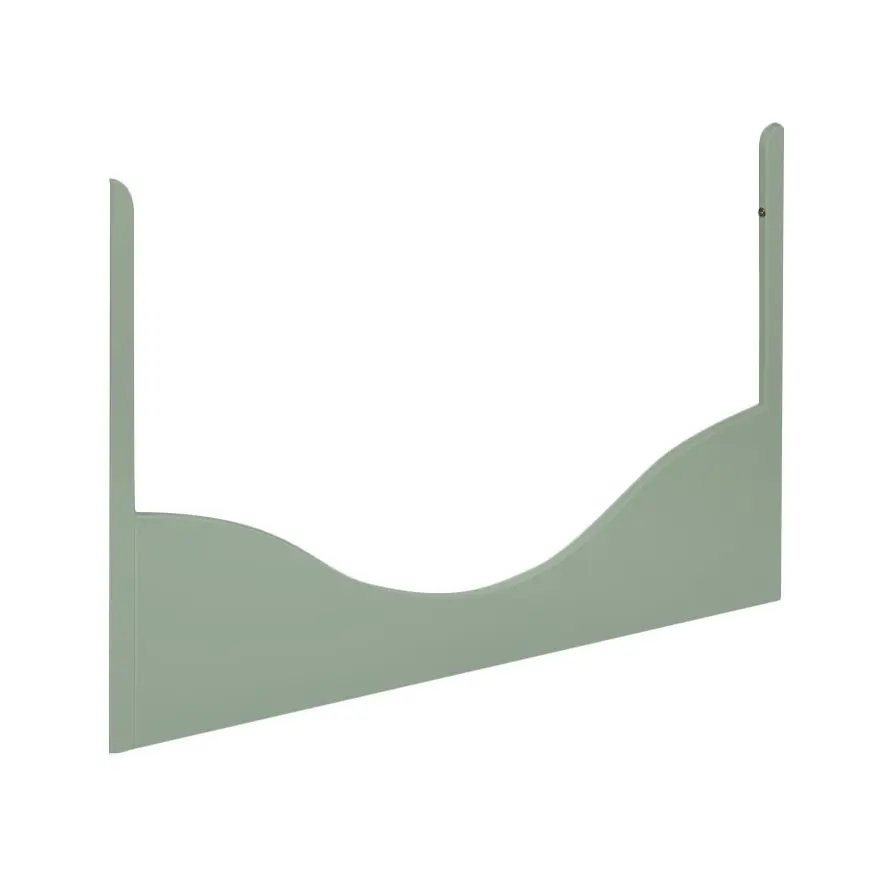 Zijpaneel Bed 60x120cm Wave Light Green | Groen