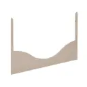 Zijpaneel Bed 60x120cm Wave Sand | Beige