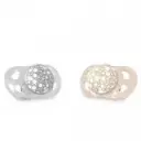 Fopspenen 0-6m Pastel Grey/Beige | Grijs/Beige