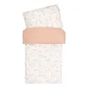 Tuck-Inn Dekbedovertrek 140x200cm Flower Powder | Wit/Roze