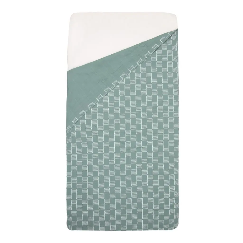 Tuck-Inn Laken 40x80cm Sticky Stripes | Groen
