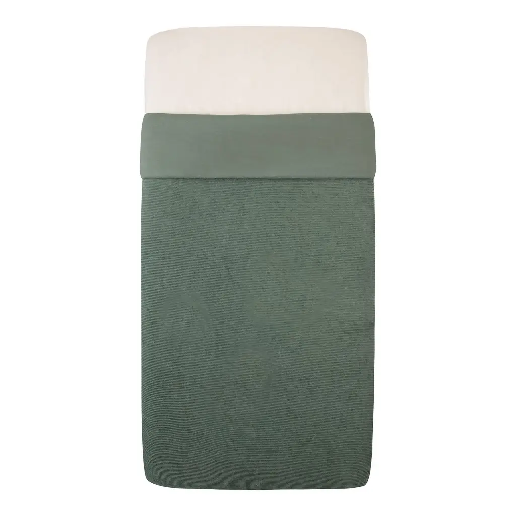 Tuck-Inn Deken 60x120cm/70x140cm Velvet Rib Forest Green | Groen