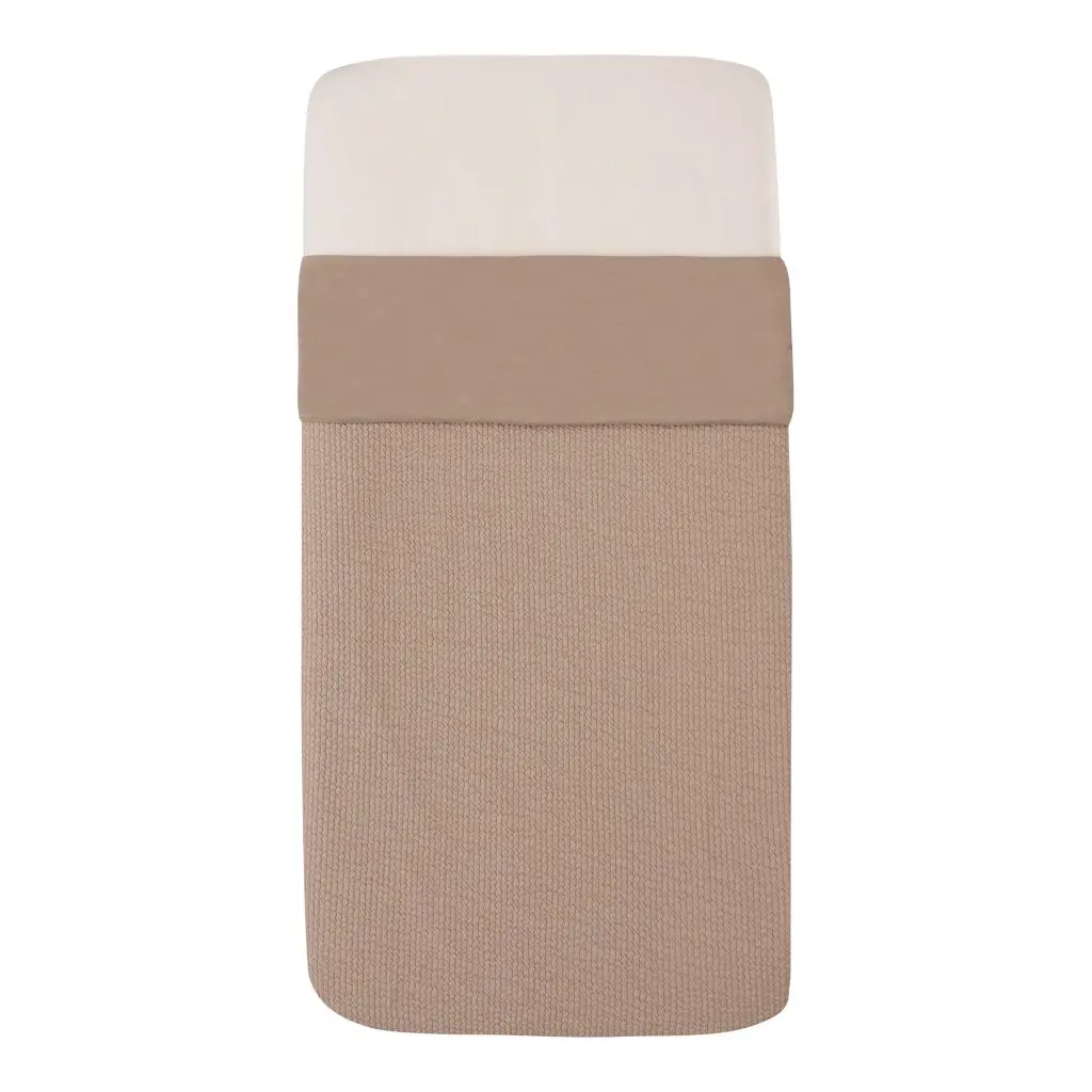Tuck-Inn Deken 40x80cm Waves Urban Taupe | Taupe