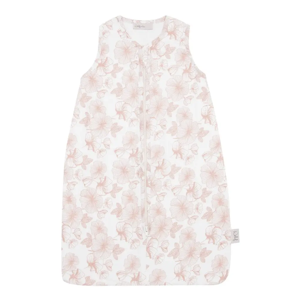 Slaapzak Zomer Tetra 68/80 Flower Powder | Wit/Roze