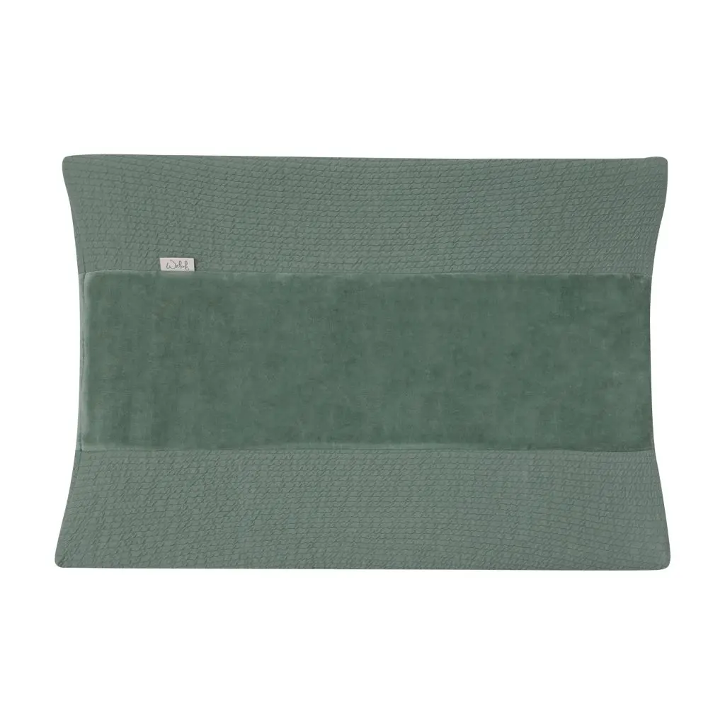 Waskussenhoes Waves Forest Green | Groen
