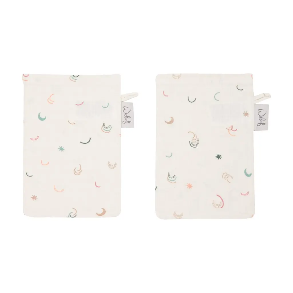 Washandjes Tetra 2 Stuks Magical Days | Meerkleurig