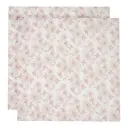 Doeken Tetra 2 Stuks 65x65cm Flower Powder | Wit/Roze