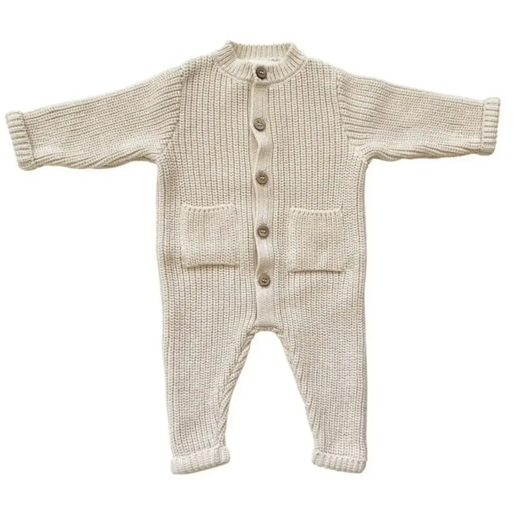 Boxpakje Gebreid Soft Sand | Ecru