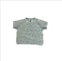 T-Shirt Gebreid Cloudy Mint | Mint