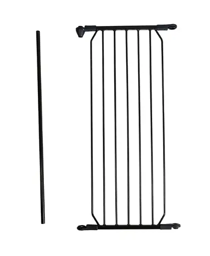 [04766-08] Paneel Medium Metaal 33cm Carl | Zwart