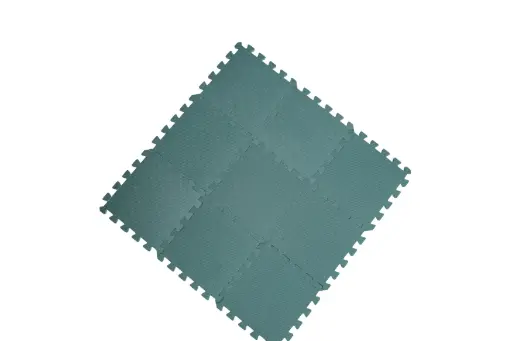 [01391-21] Puzzeltegels 9 Stuks 90x90cm Dusty Green | Groen