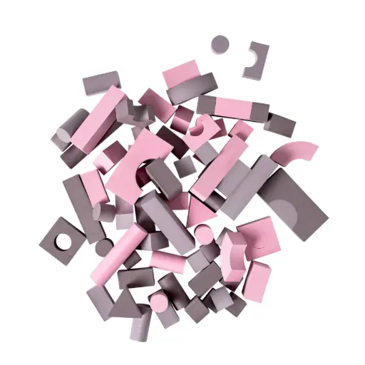 [05245-99] Bouwblokken Foam | Roze/Lila
