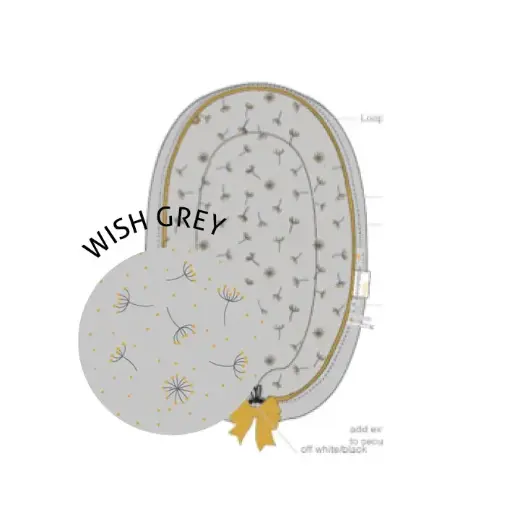 [03059-062] Babynest Fabulous Wish Grey | Grijs