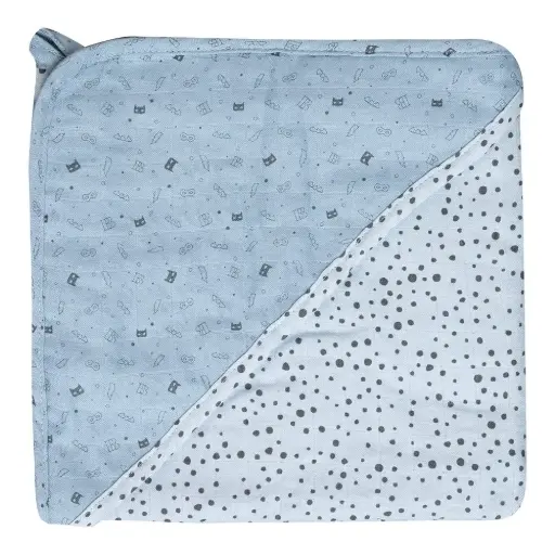 [03049-057] Badcape Tetra 75x85cm Fabulous Hero | Blauw
